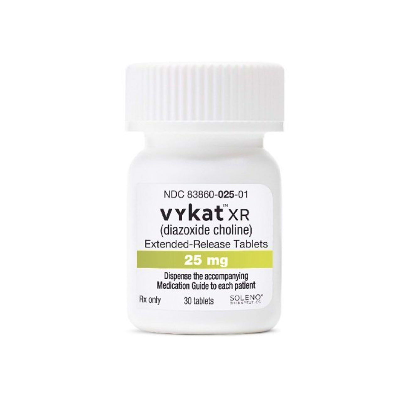 二氮嗪胆碱缓释片(Diazoxide Choline)