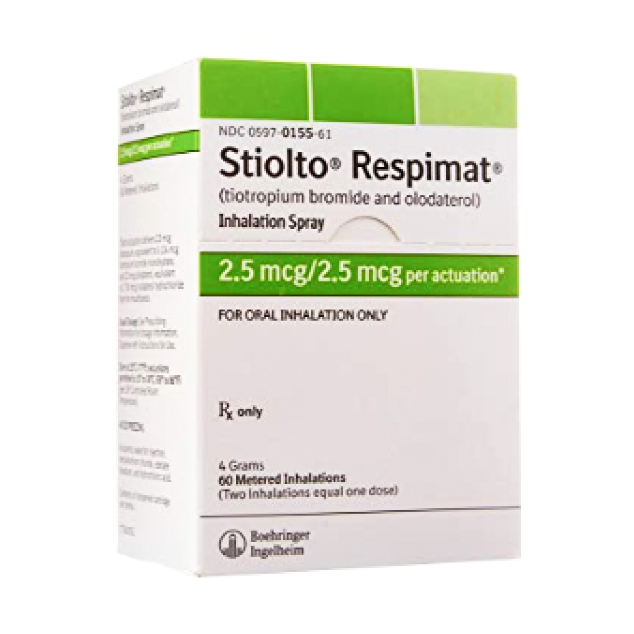 噻托溴铵奥达特罗吸入喷雾剂(Stiolto Respimat)